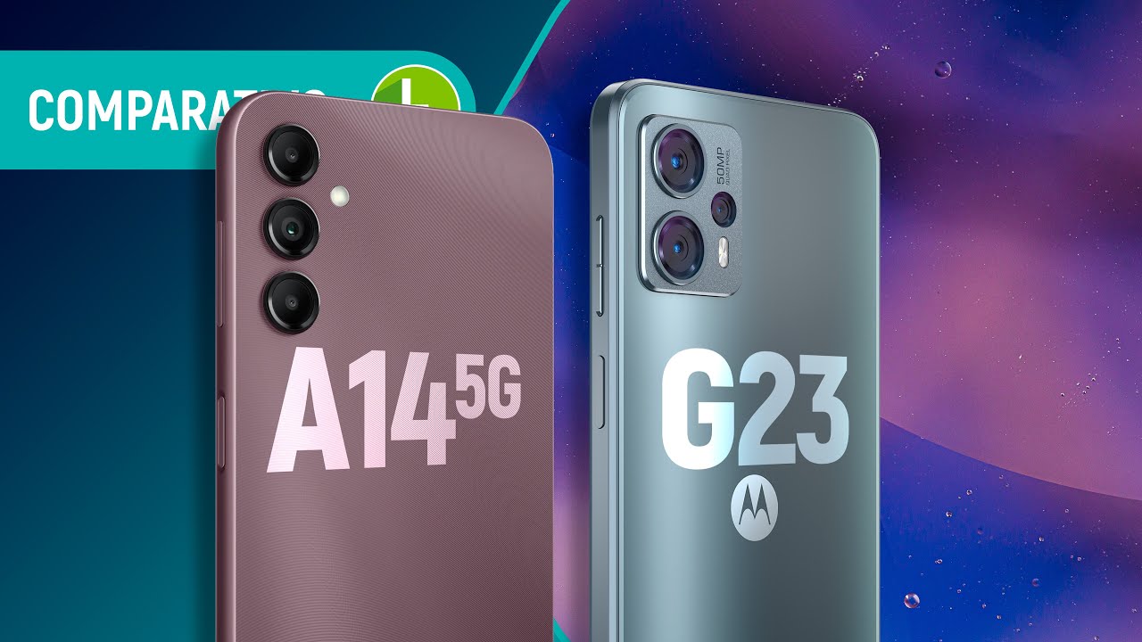 Galaxy A14 5G e Moto G23: comparativo